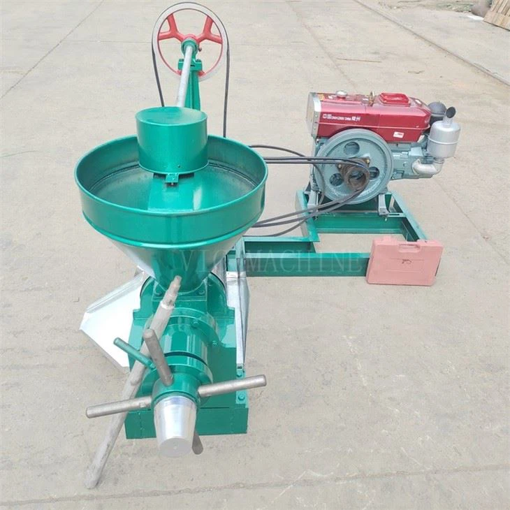 Diesel Engine Driven Screw Oil Press Machine